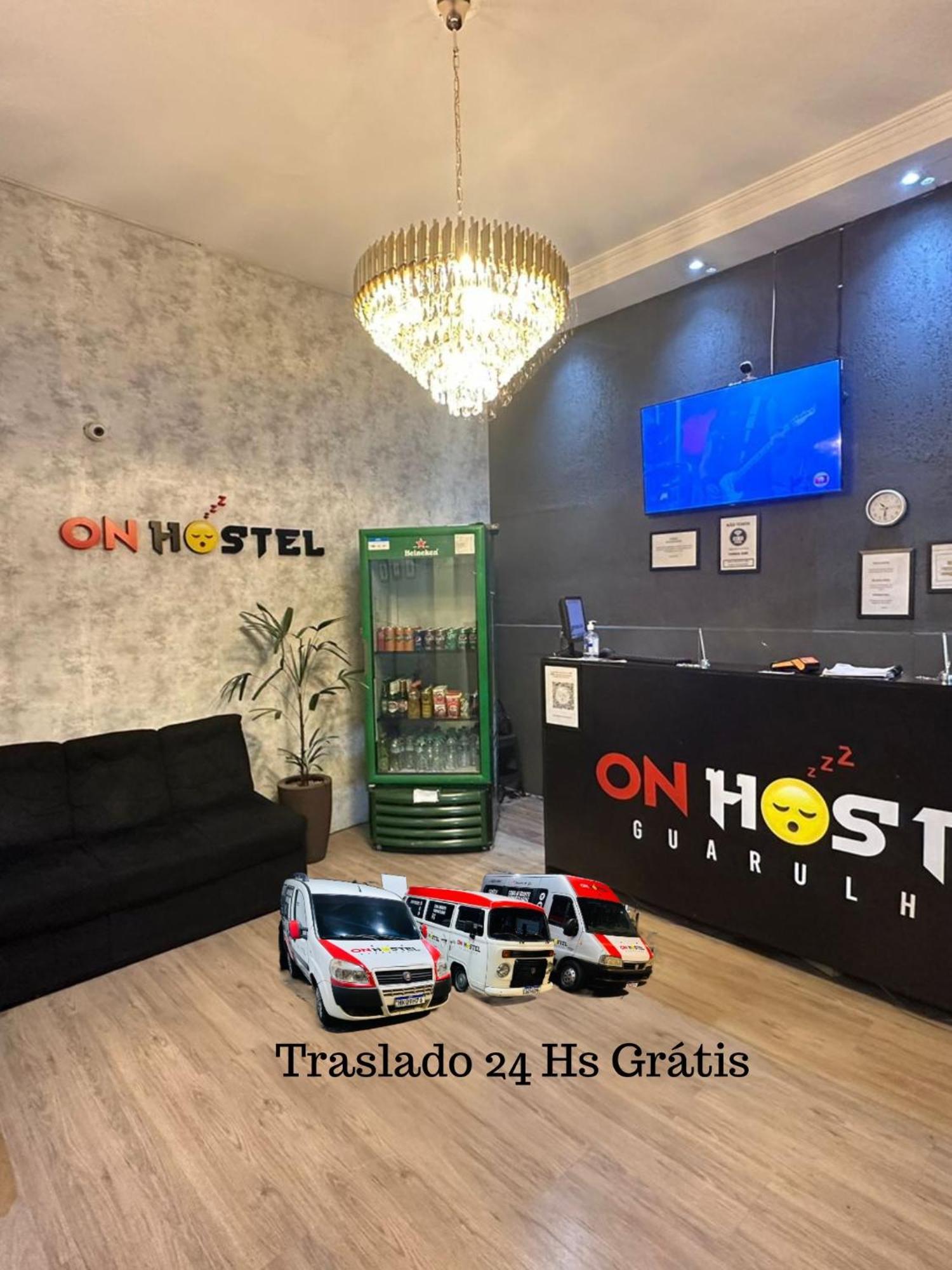 On Hostel II Gru Aeroporto Translado 24 Hs Guarulhos Exterior foto